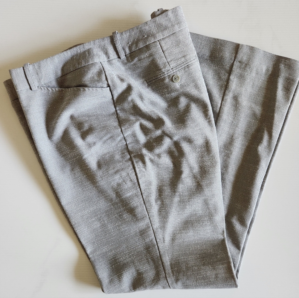 Worthington Light Gray Modern Fit Pants